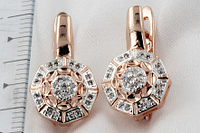 фото Серьги fallon - (артикул - 18e01200-FF8512)